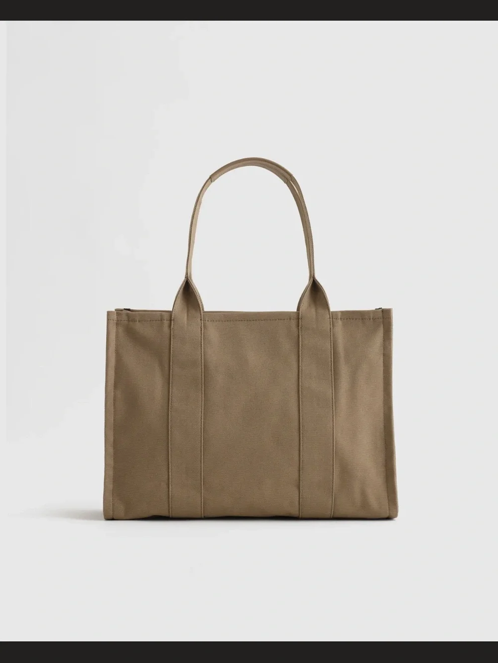 Quince Canvas Tote Bag in Khaki